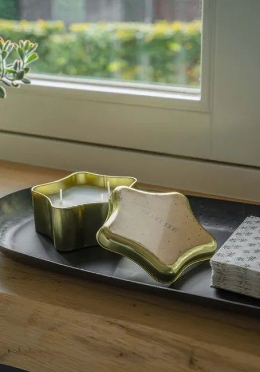 Zusss Geurkaars in blik ster - Schitter