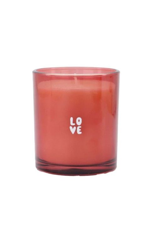 Zusss Geurkaars in doosje - Love - donkerroze