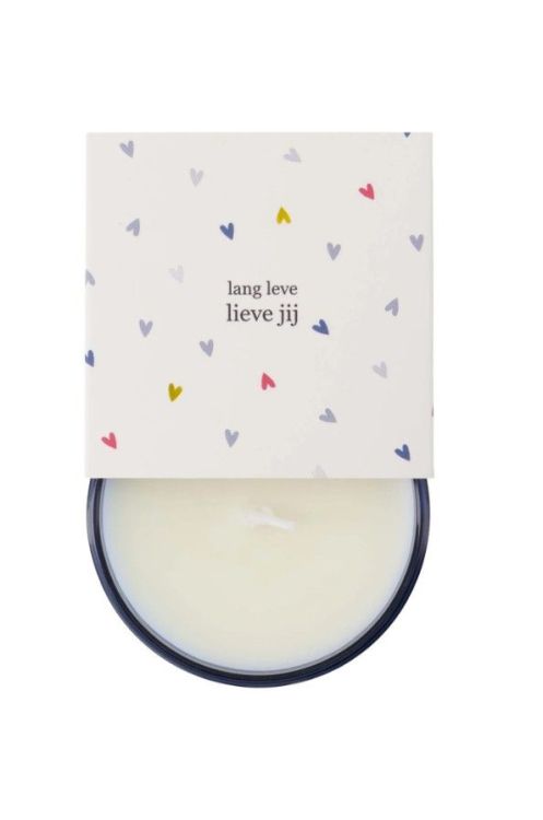 Zusss Geurkaars in wikkel - Hoera - Blauw