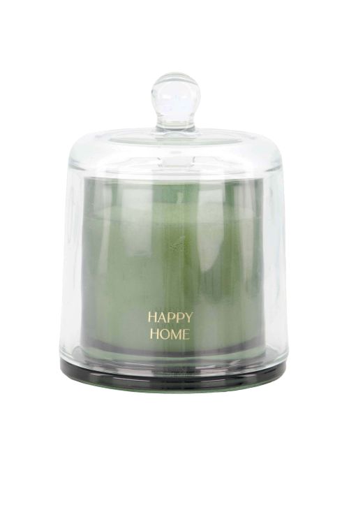 Zusss Geurkaars met dome - Happy home - Donker groen Zusss Geurkaars met dome - Happy home - Donker groen
