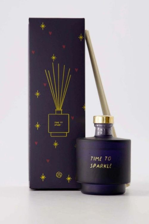 Zusss Geurstokjes - Time to sparkle - Donkerblauw/goud
