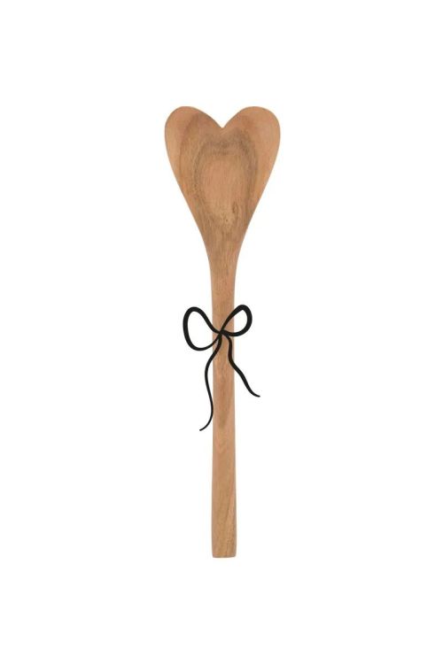 Zusss Houten lepel - Hartje/ Naturel