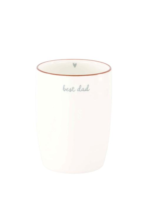 Zusss Koffiemok - Best dad - wit/ blauw