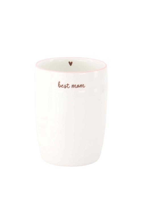 Zusss Koffiemok - Best friend - wit/ rood Zusss Koffiemok - Best friend - wit/ rood