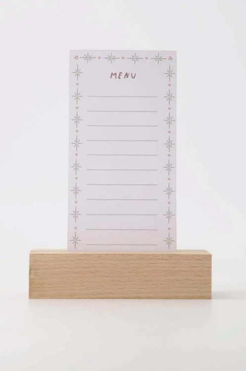 Zusss Menukaartjes notenkraker - Wit Zusss Menukaartjes notenkraker - Wit