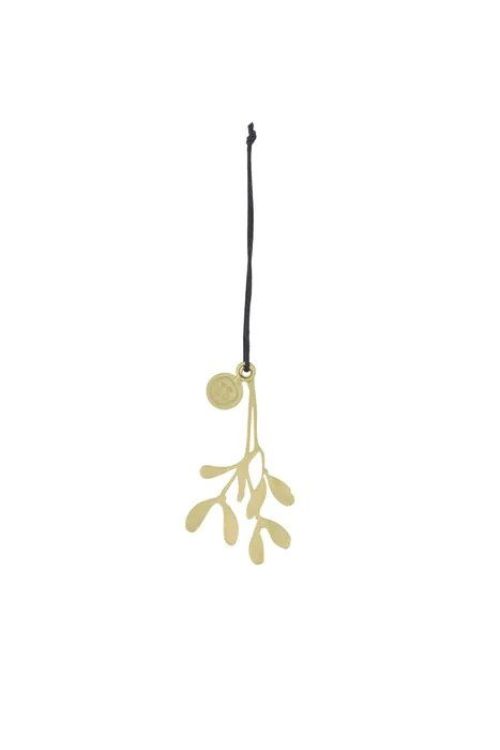 Zusss Metalen kersthanger - Mistletoe/ goud