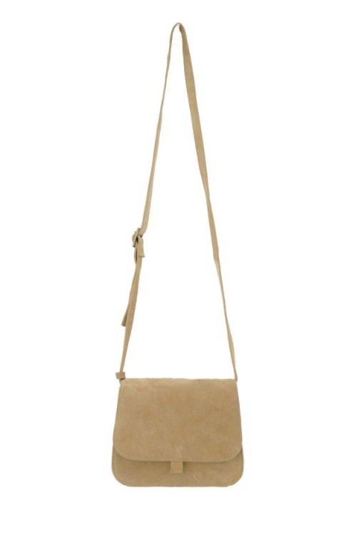 Zusss Schoudertas Suede -  Beige Zusss Schoudertas Suede -  Beige