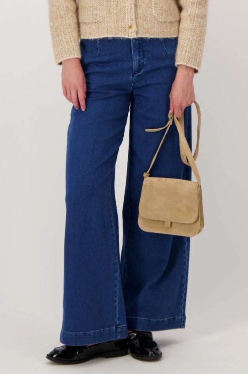 Zusss Schoudertas Suede -  Beige