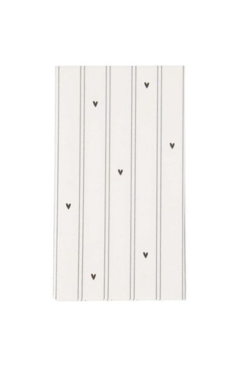 Zusss Servetten - Stripes/hearts