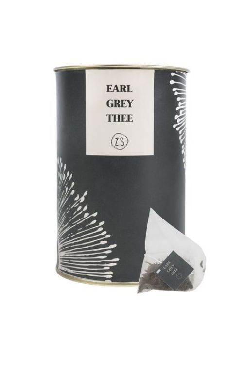 Zusss Thee in luxe koker - earl grey grafietgrijs